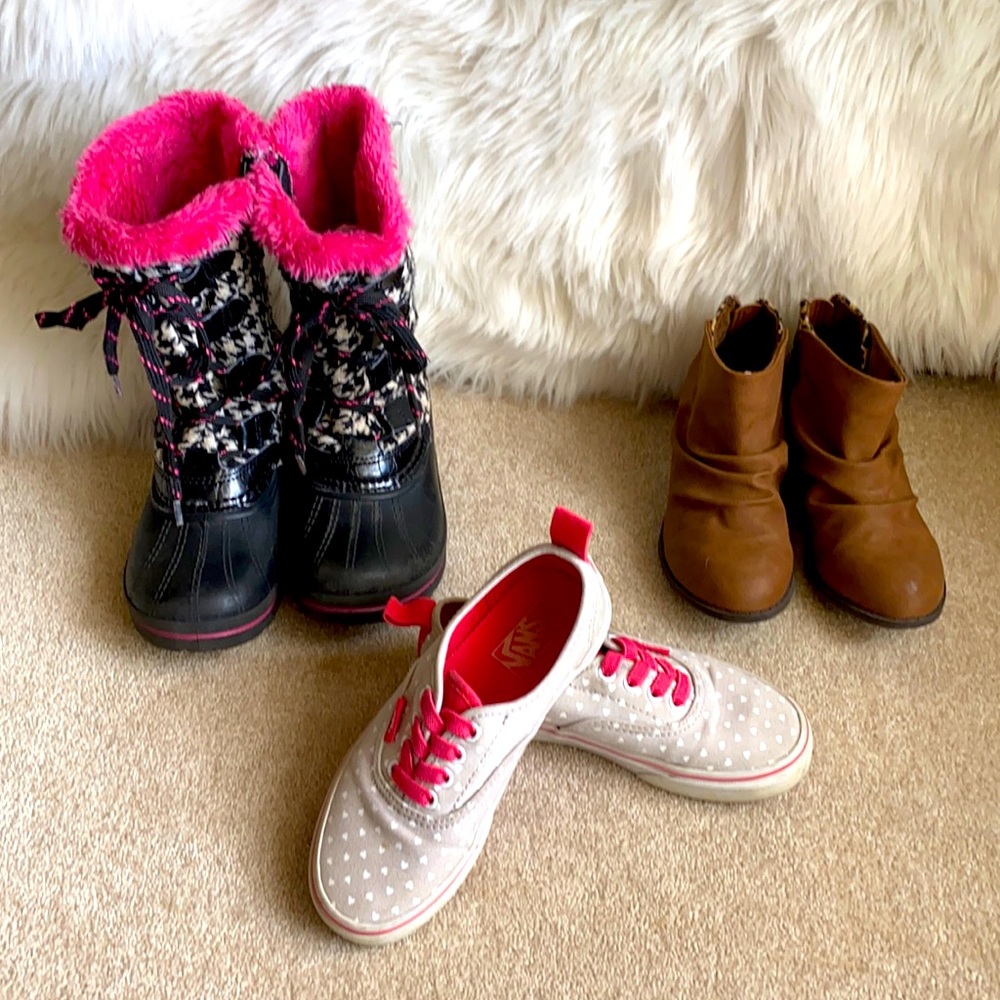 Girls size 1 sneaker booty boots Lot 🥾 👟 👢